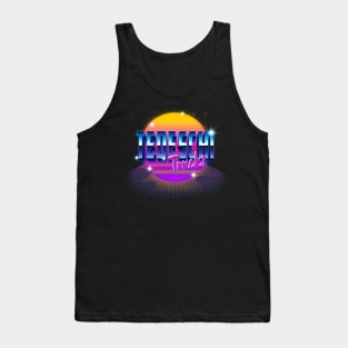 Personalized Name Tedeschi Vintage Styles Christmas 70s 80s Tank Top